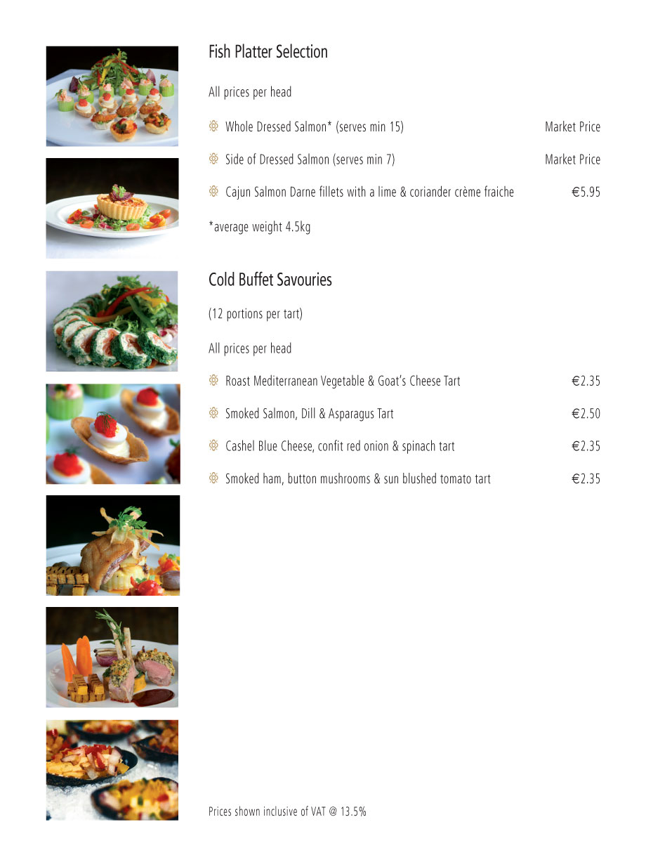 Elite Cuisine Fish Platter Selection